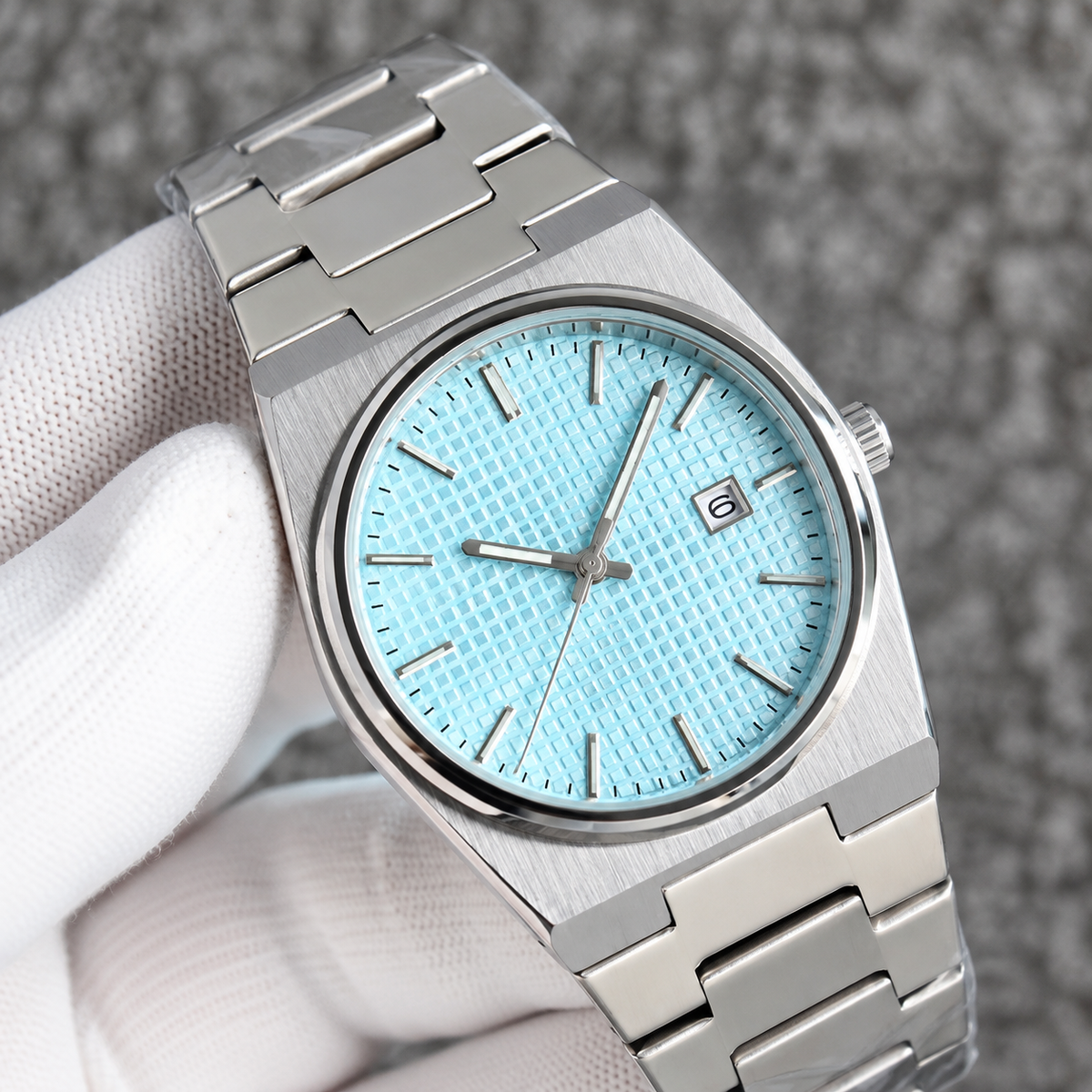 POKE'SSOT — Ice Blue Grid